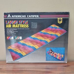 NEW Vintage American Camper Ladder Style Air Mattress - 76" x 28"
